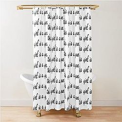 Halsey - If I Can't Have Love I Want Power Girl is a Gun Shower Curtain