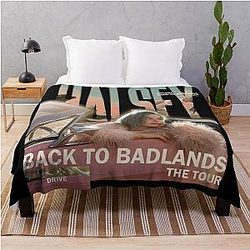 Halsey Tour 2025 Back To The Badlands Throw Blanket