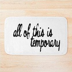 Halsey - if can't have love, I want power - all this is temporary Bath Mat