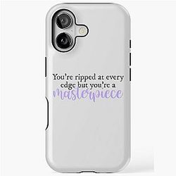 You're a Rip at Every Edge but a Masterpiece Halsey Lyrics iPhone Tough Case