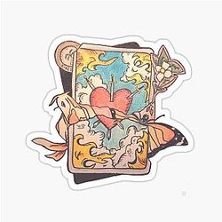 Halsey Tarot Card Stickers