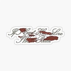 Halsey If I Can't Have Love, I Want Power Sticker