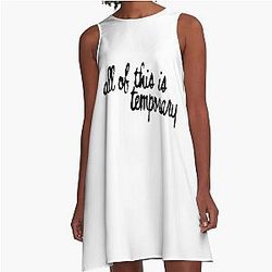 Halsey - I Want Power - All of This Is Temporary A-Line Dress