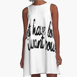 Halsey - If I Can't Have Love I Want Power A-Line Dress