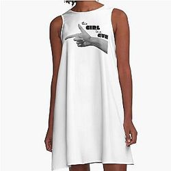Halsey Girl is a Gun A-Line Dress