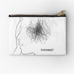 Is it Manic? inspired by Halsey zipper pouch