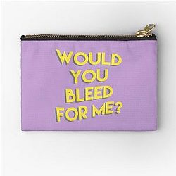 Halsey - Trouble Lyrics Zipper Pouch