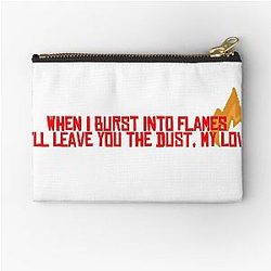 Halsey - Burst Into Flames Zipper Pouch