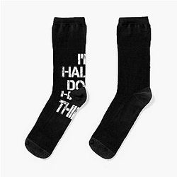 Halsey Name T Shirt - I'm Halsey Doing Things Name Gift Item Tee Socks