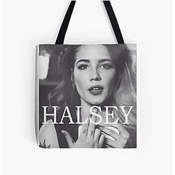 Halsey All Over Print Tote Bag