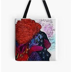 Halsey Colors All Over Print Tote Bag