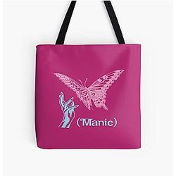 Halsey Butterfly Print Tote Bag