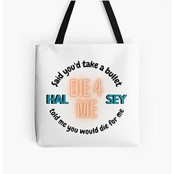Halsey All Over Print Tote Bag