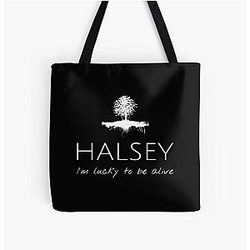 Halsey Ashley Nicolette Frangipane Im lucky to be alive Halsey illness All Over Print Tote Bag