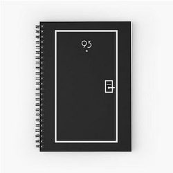 Halsey Room 93 Spiral Notebook