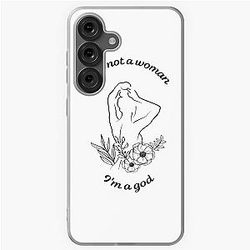 I am not a god (Halsey Inspired) Samsung Galaxy Soft Case