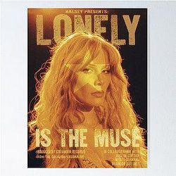 Halsey 'Lonely Is the Muse' Design Poster