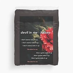 Halsey Lyrics Duvet Cover