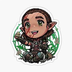Druid Hal Chibi Sticker