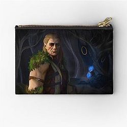 Halwin in the shadows. Zipper Pouch