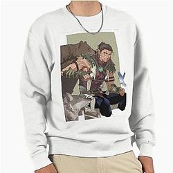 Baldur's Gate 3 Halsin Bear Tattoo Little Bird Wolf Sweatshirt