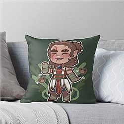 Halsin chibi Throw Pillow
