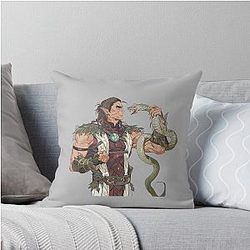 Baldur's Gate 3 Halsin Throw Pillow