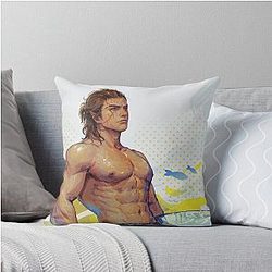 Halsin Shirtless Throw Pillow