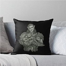 Baldur's Gate 3 Halsin Throw Pillow