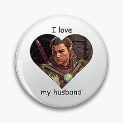 I love Halston Pin