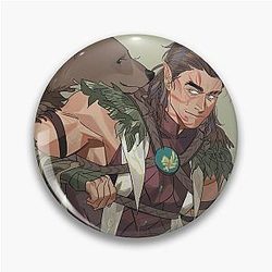 Baldur's Gate 3 Halsin Bear Wolf Pin