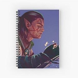 Nature Magic: First Druid Halsin Silverbough Spiral Notebook
