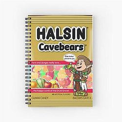 Halsin Bear Gummies Notebook