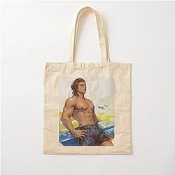 Halsin Shirtless Cotton Tote Bag