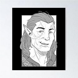 Baldur's Gate 3 Halsin Poster