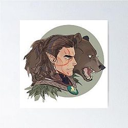 Halsin Bear Poster