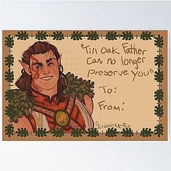 Halsin Valentine's Day Card Poster