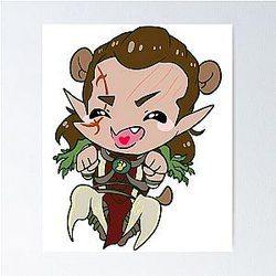 Bg3 Chibi Halson Poster