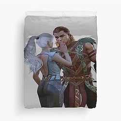 Baldur's Gate 3 Halfling Duvet Cover
