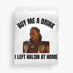 Halison Clubbing Tee Duvet Cover