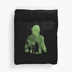 Baldur's Gate 3 Halsin Negative Illusion Duvet Cover