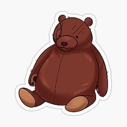 Hälsinge djungel skog bear Sticker