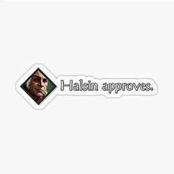 Hal'sin Approves Sticker