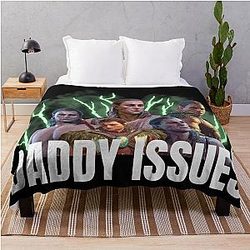 Halisin Daddy Issues Throw Blanket