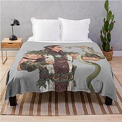 Baldurs Gate 3 Halsin Throw Blanket