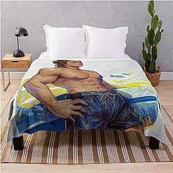 Halsin Showing Abs Throw Blanket