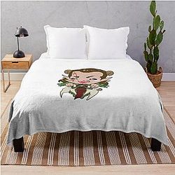 World of Warcraft Chibi Halsin Throw Blanket