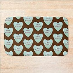Halsin Approves Valentine's Heart Candy Bath Mat
