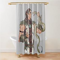 Baldur's Gate 3 Halsin Shower Curtain