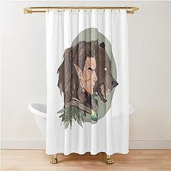 Alison Bear Shower Curtain